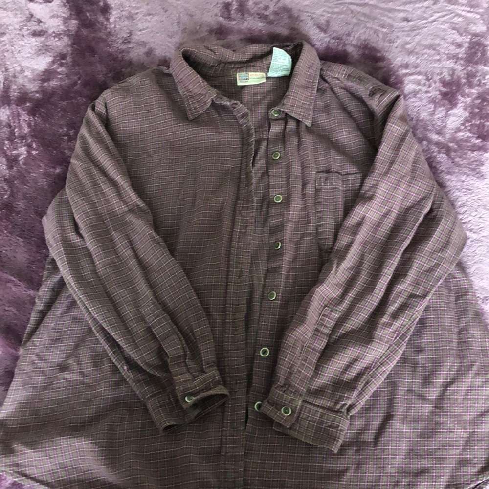 two flannel button downs - Picture 3 of 4
